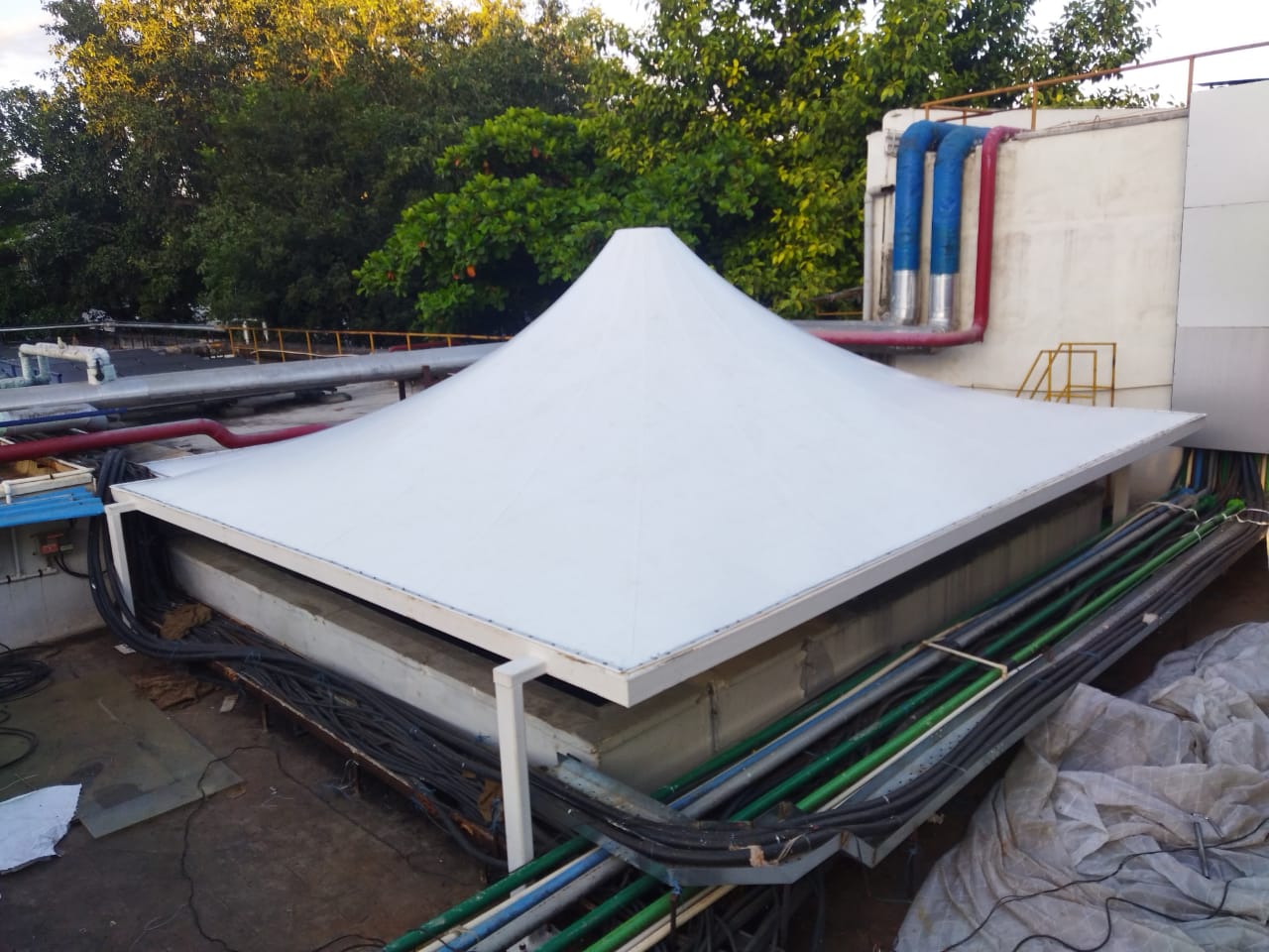 Conical Skylight Tensile Structure